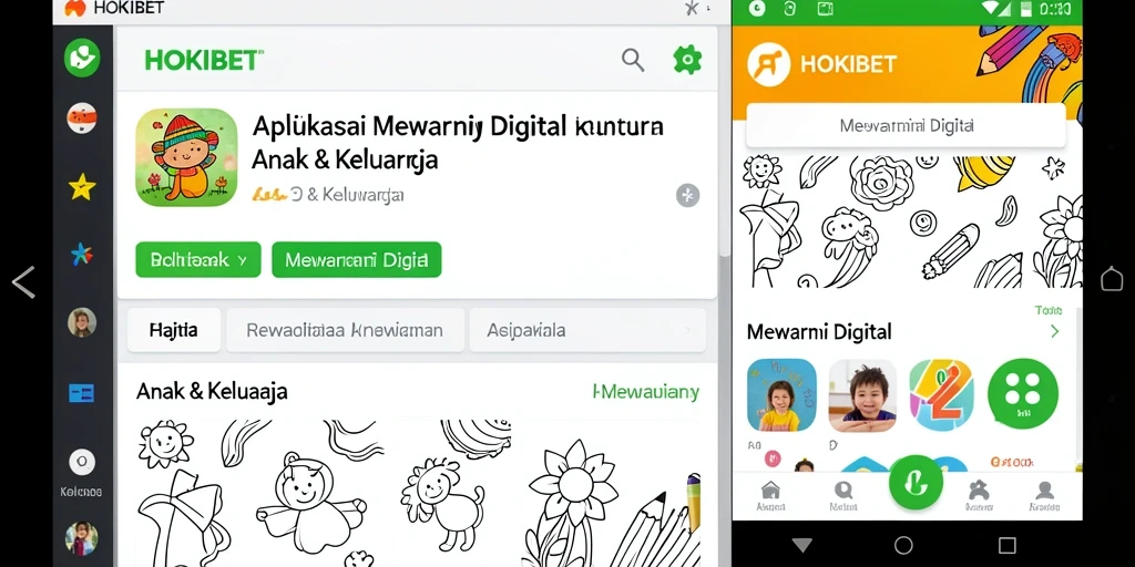 Antarmuka aplikasi HOKIBET yang menarik dan mudah digunakan.