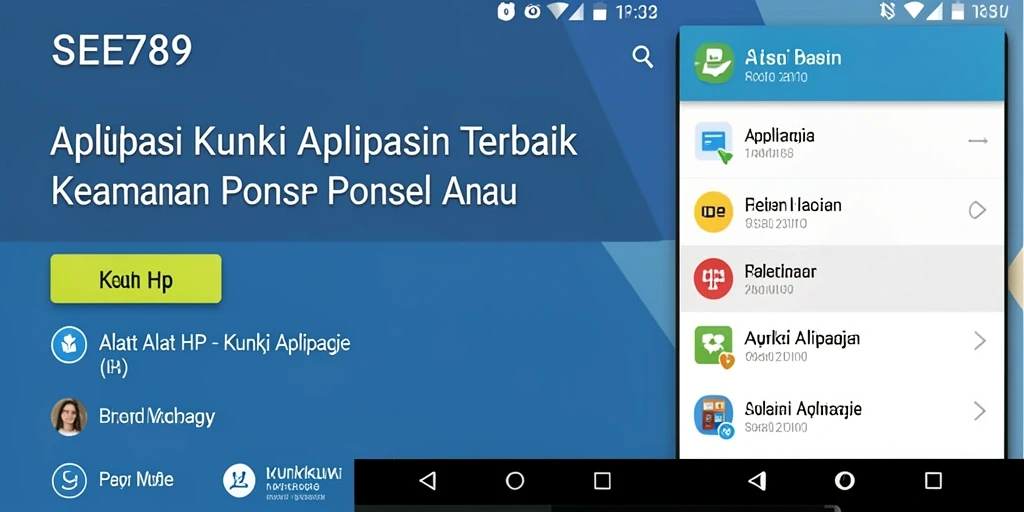 Tampilan antarmuka aplikasi Kunci Aplikasi SEE789 yang user-friendly.