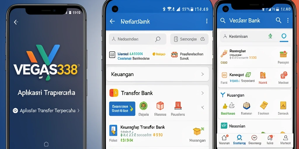 Antarmuka aplikasi VEGAS338 yang user-friendly untuk Transfer Bank.