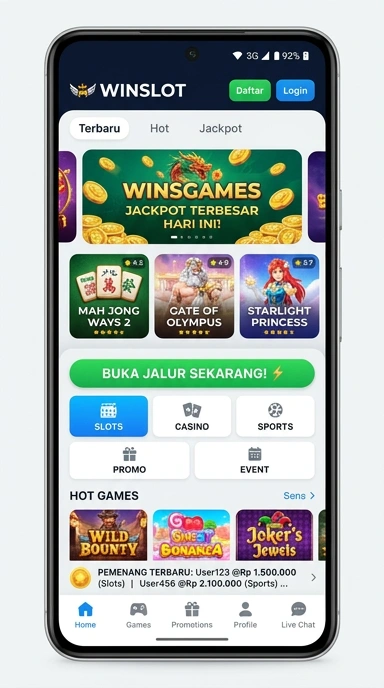 Link Alternatif Aman untuk Akses Winslot di Android