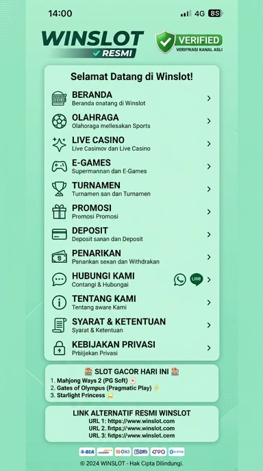 Kanal Resmi Winslot untuk Pengguna Android Indonesia